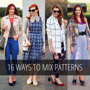 Match mix patterns style inspiration peacocks prints fashion pearls polyvore lifestyle